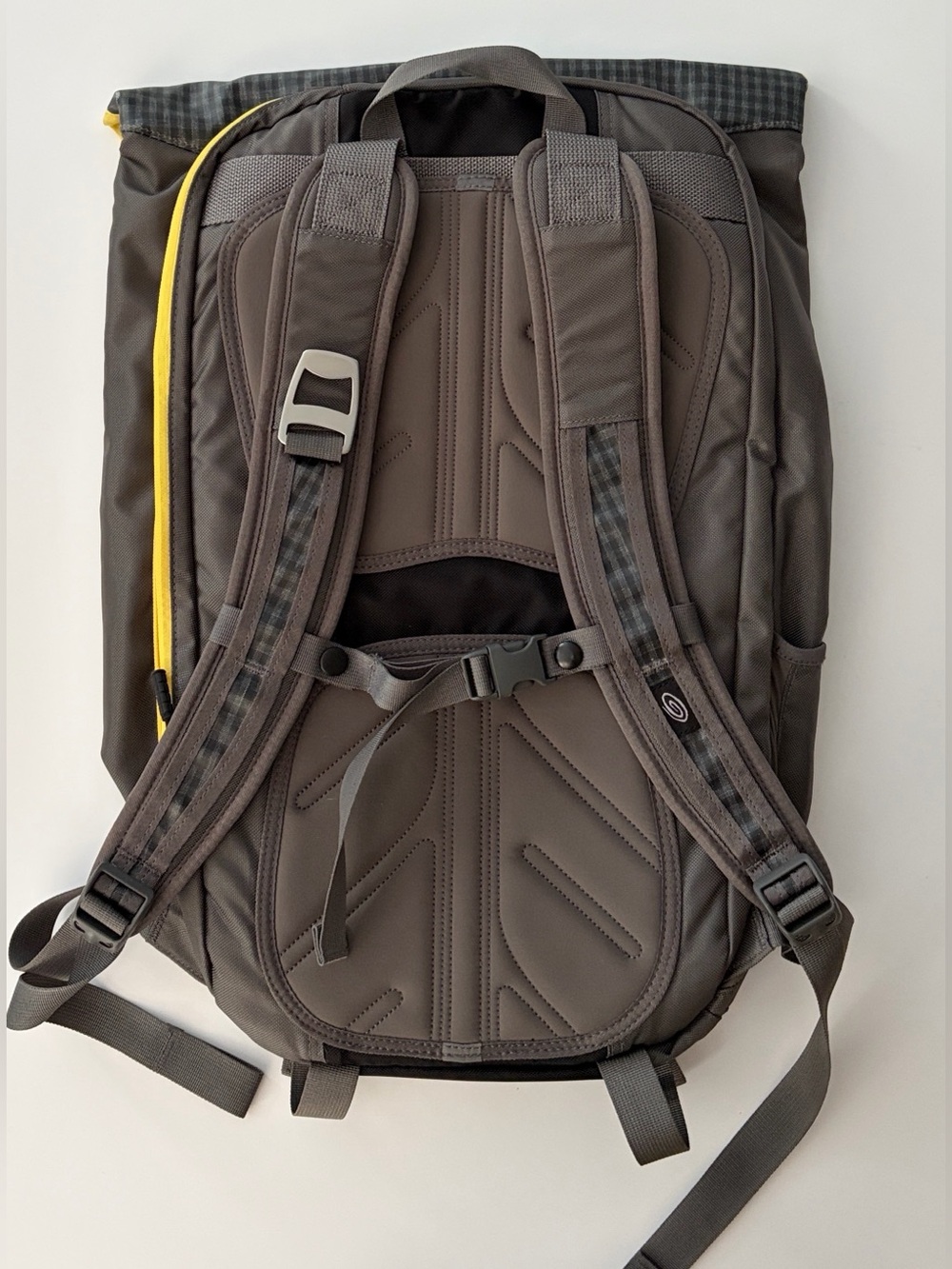 Timbuk2 Phoenix Laptop Backpack Gray Yellow - Picture 5 of 15